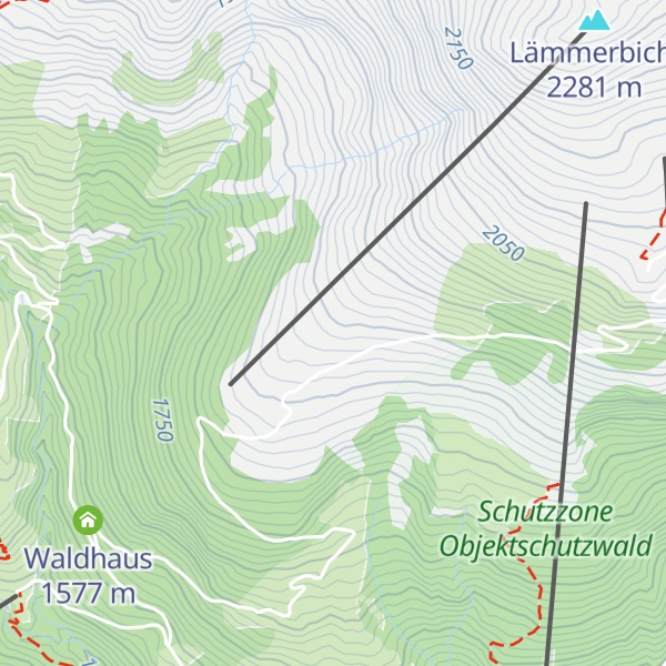 Map of Heidi´s Skistall