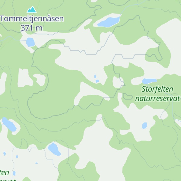 Map of Mangfjellet