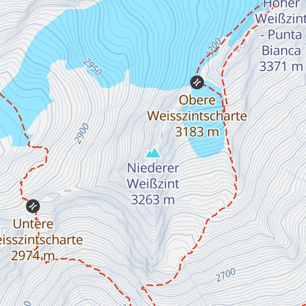 Map of Niederer Weißzint