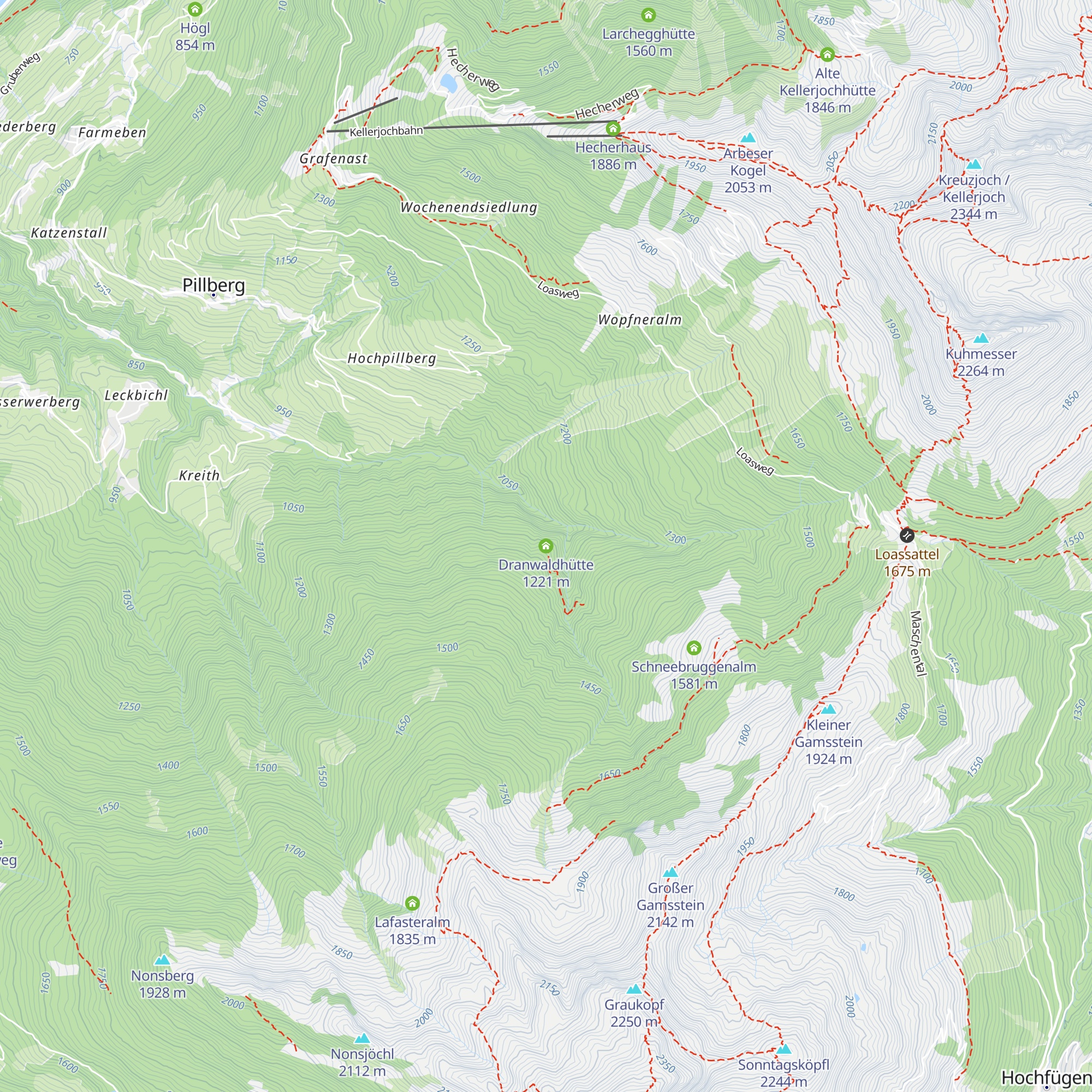 Dranwaldhütte map