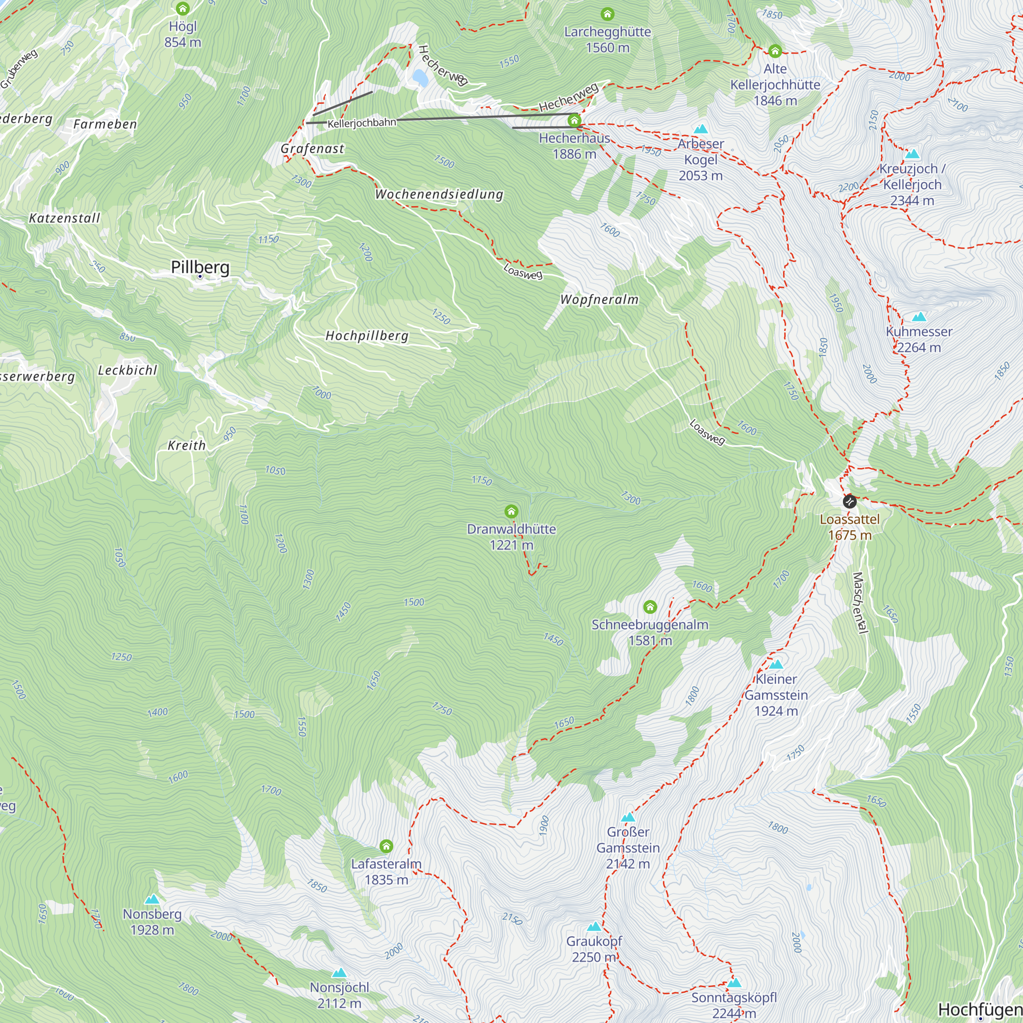 Dranwaldhütte map