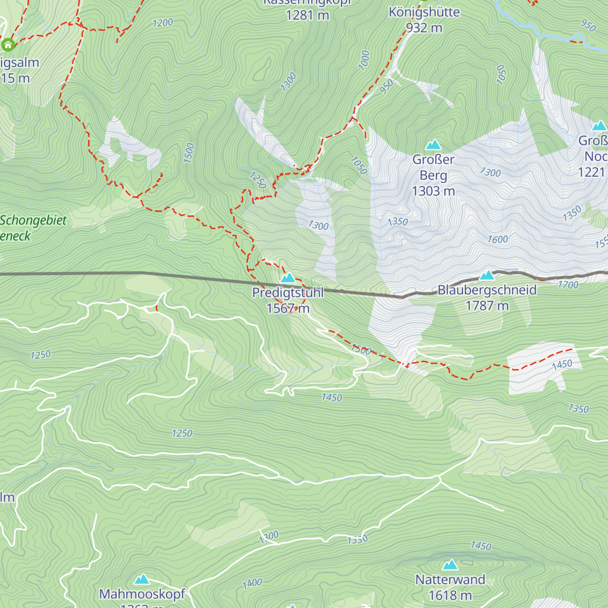 Jausenstation Blaubergalm map
