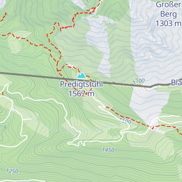 Map of Jausenstation Blaubergalm