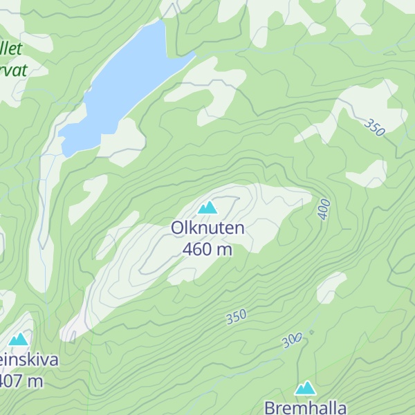 Map of Olknuten