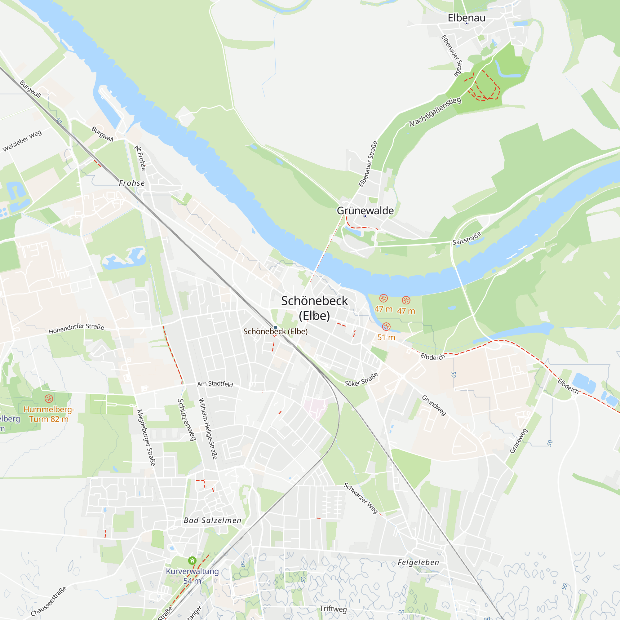 Stadtinformation map