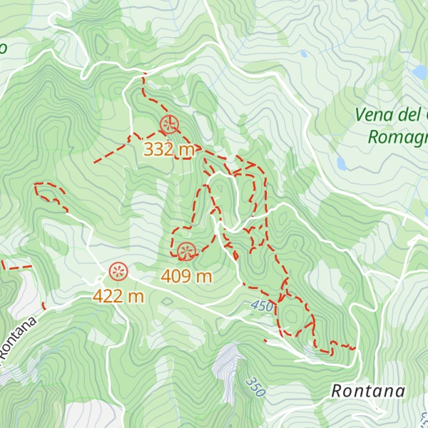 Map of Rifugio Ca' Carnè