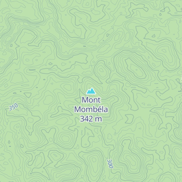 Map of Mont Mombéla