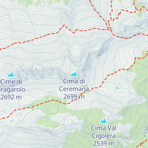 Map of Cima di Ceremana
