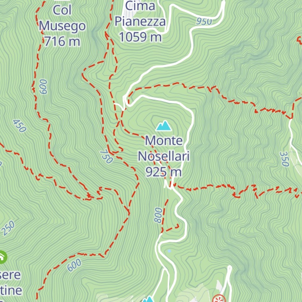 Map of Malga Vittoria