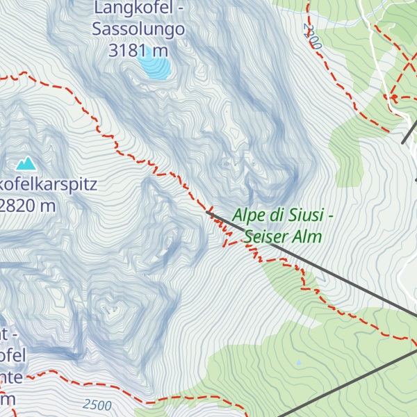 Map of Ütia Toni Demetz