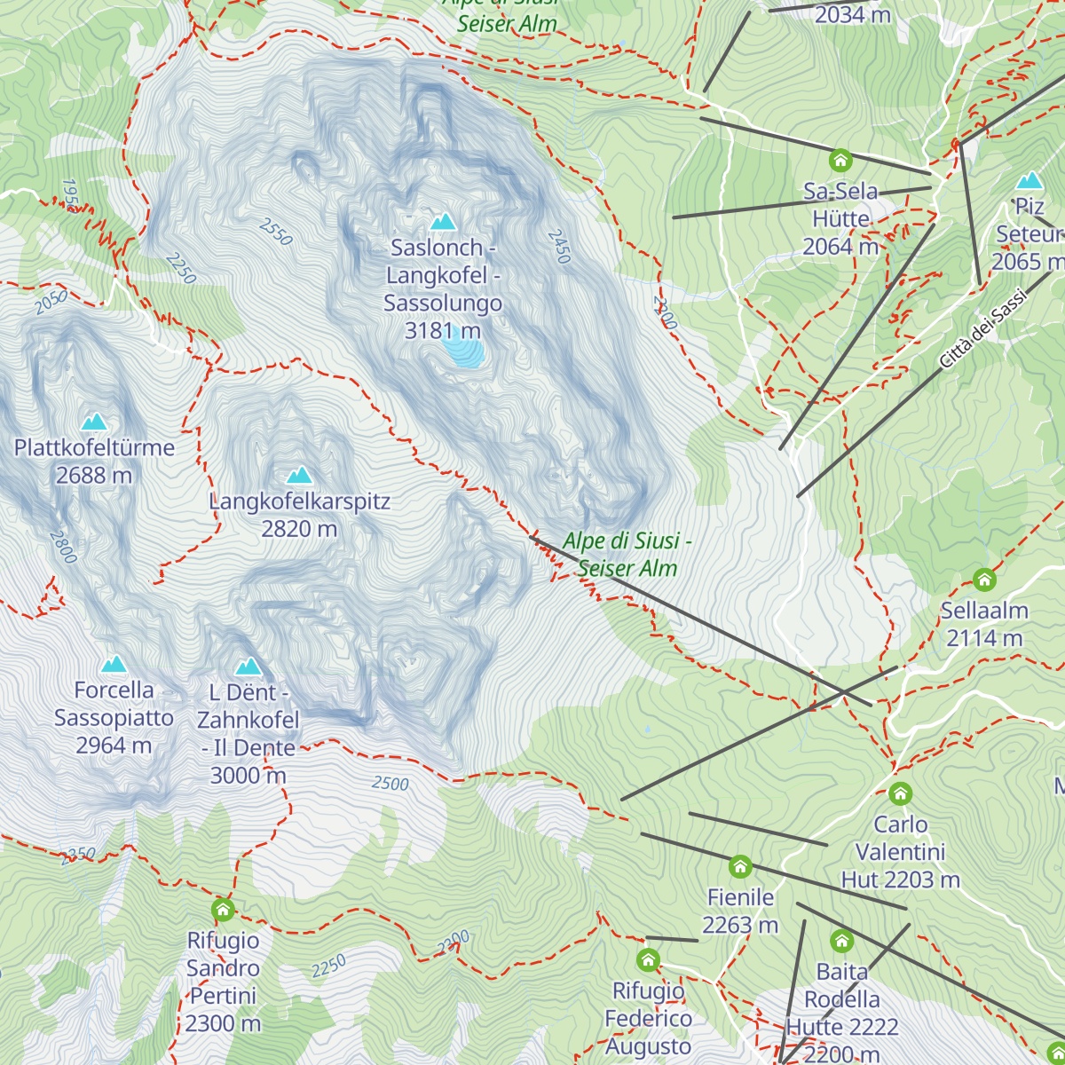 Ütia Toni Demetz map