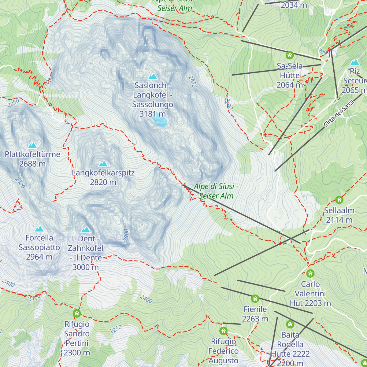 Ütia Toni Demetz map