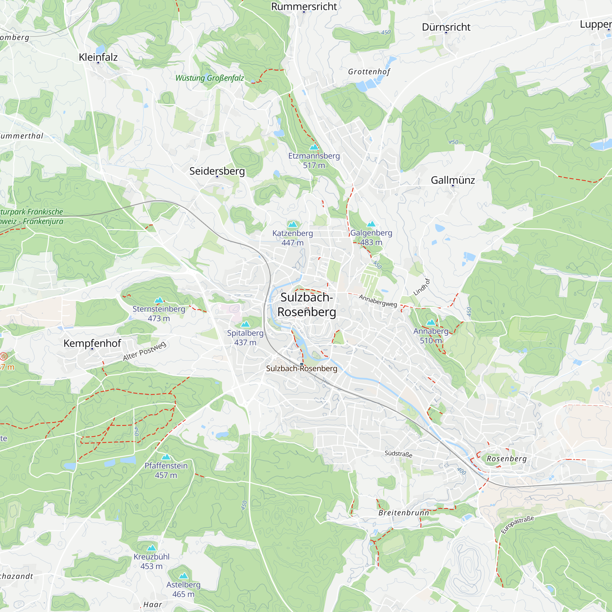 Tourist-Information map