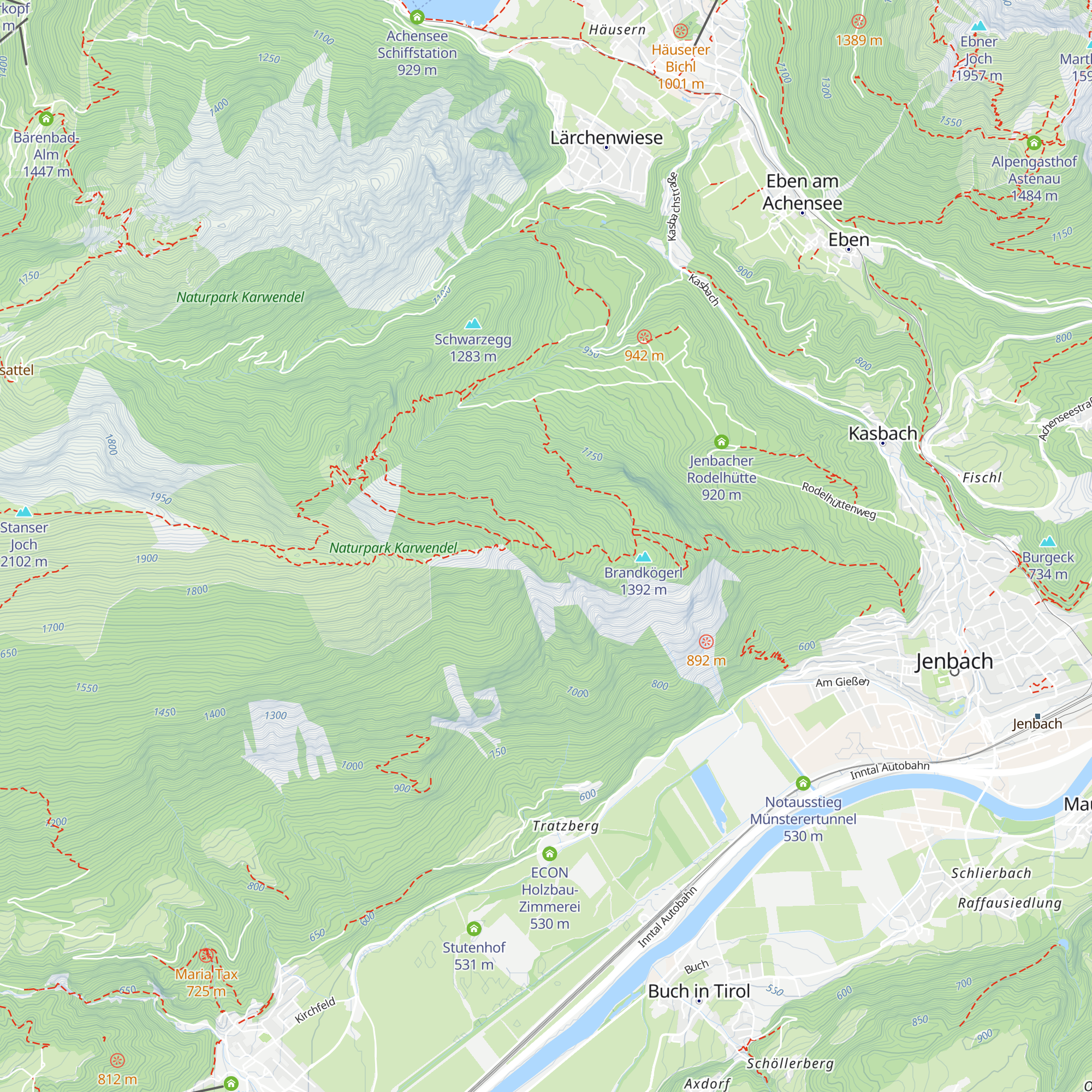 Jöchlalm map