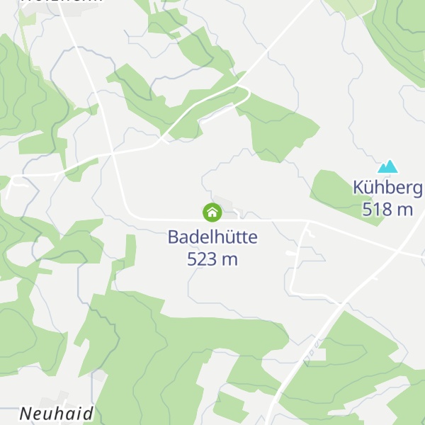 Map of Badelhütte