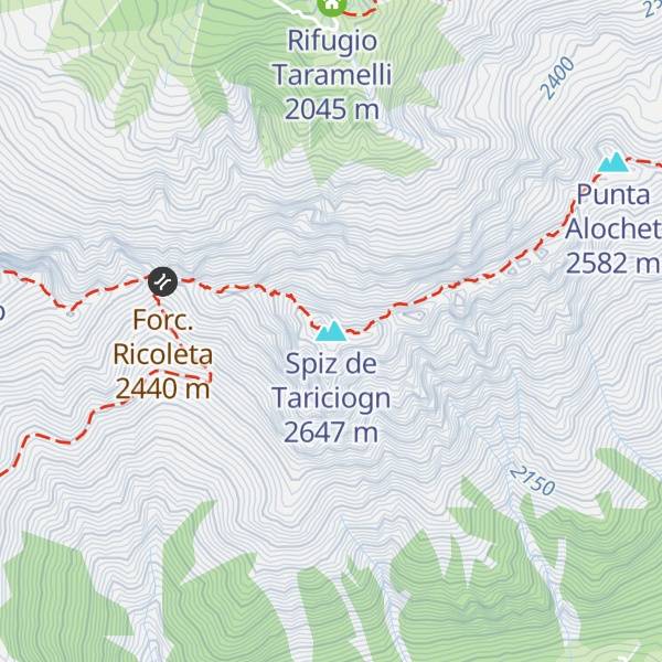Map of Spiz de Tariciogn