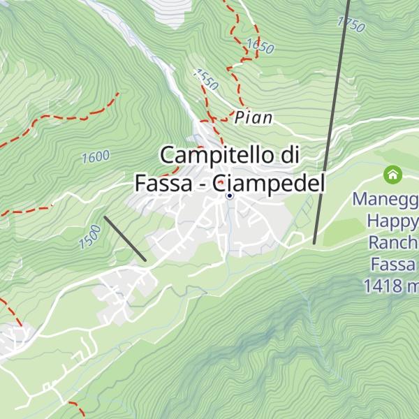 Map of Ufficio Turistico Val di Fassa