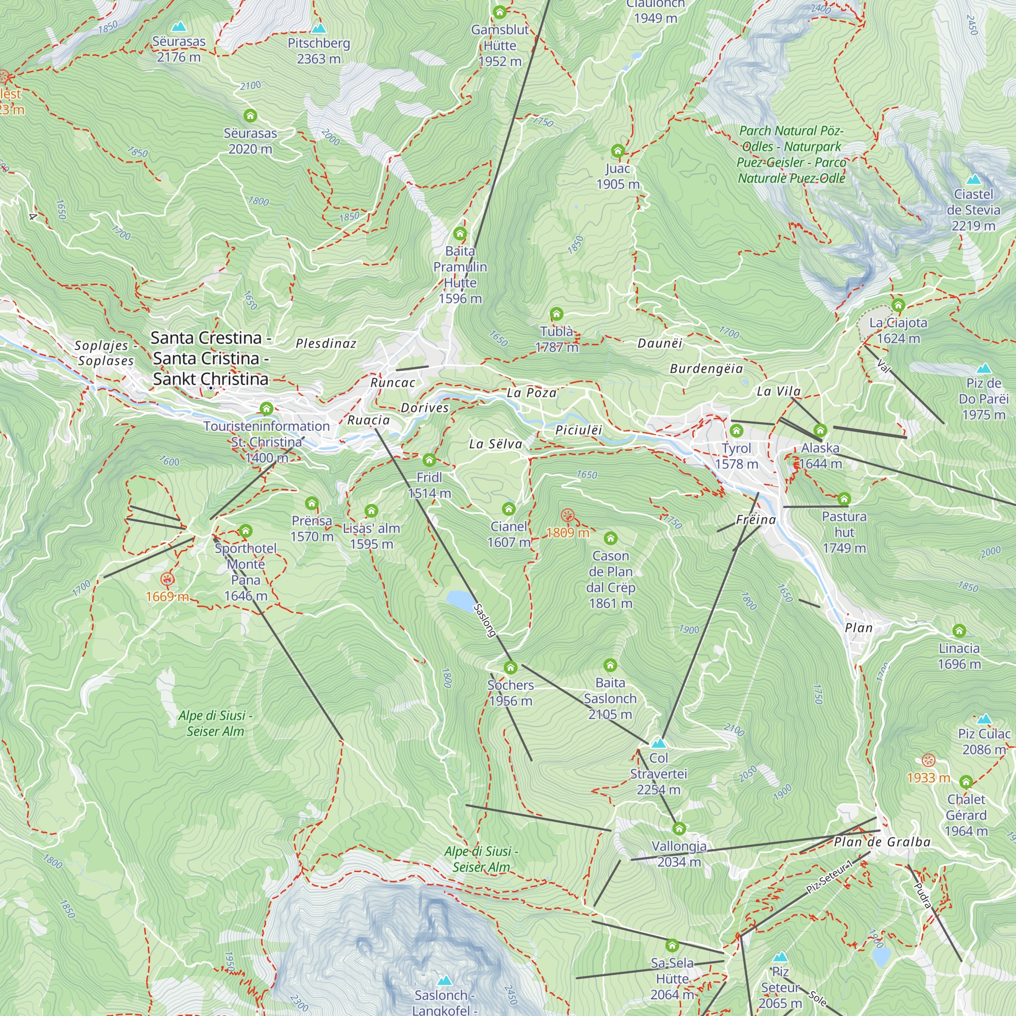 Pozzamanigoni FISE Horse-riding School map