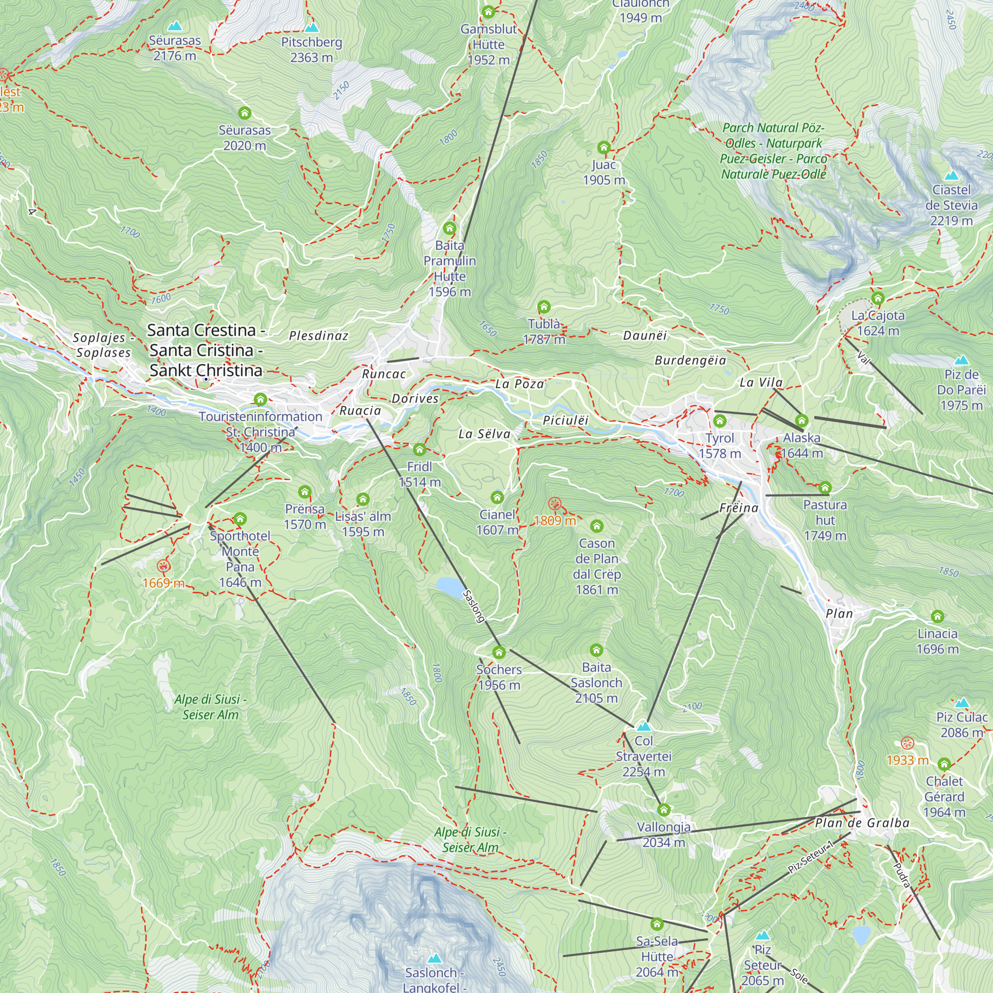 Pozzamanigoni FISE Horse-riding School map