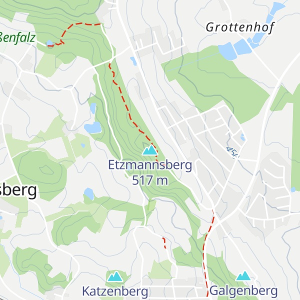 Map of Etzmannsberg