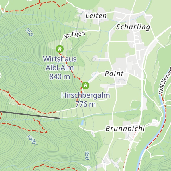 Map of Hirschbergalm