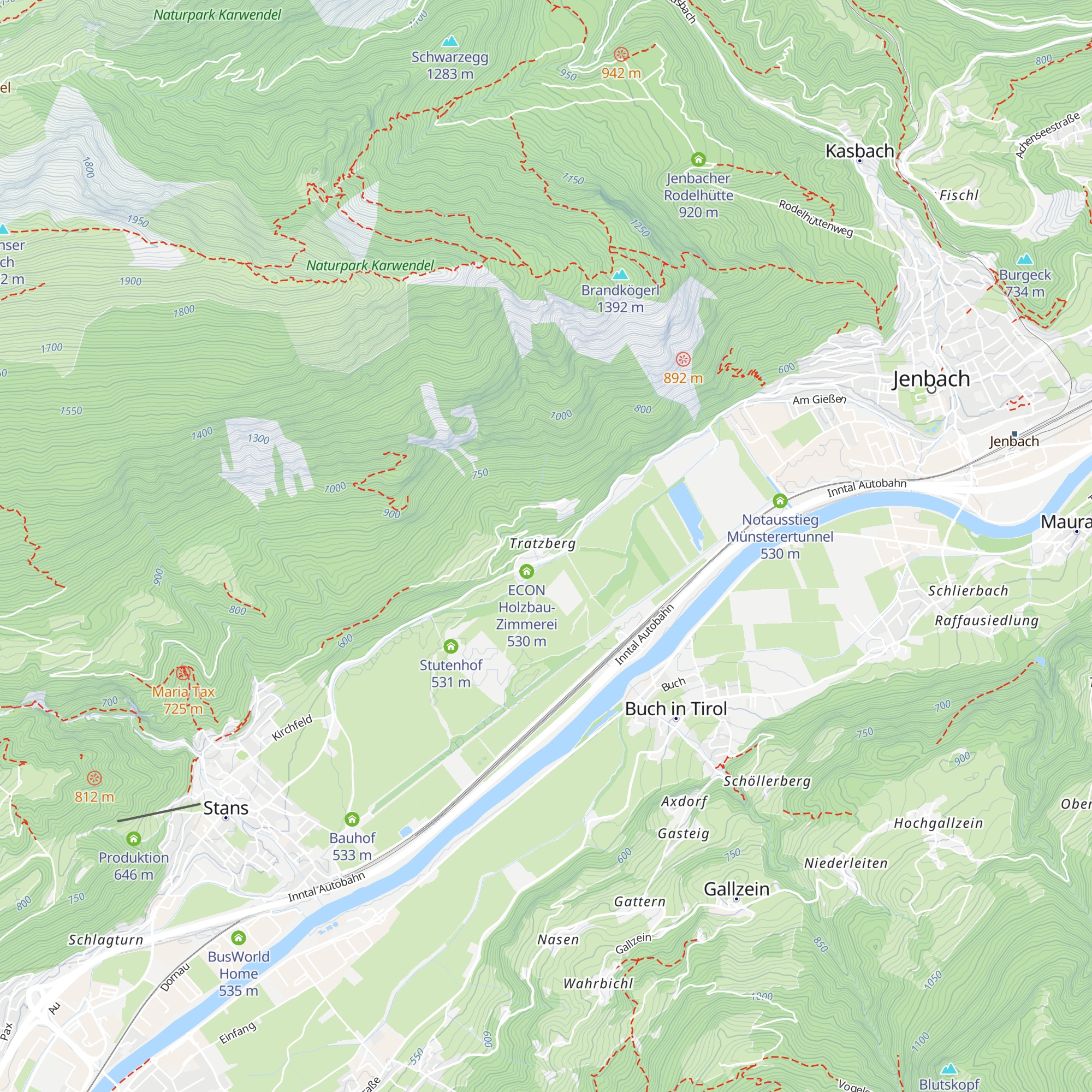 Seminarhaus Schloss Tratzberg map
