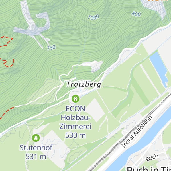 Map of Seminarhaus Schloss Tratzberg