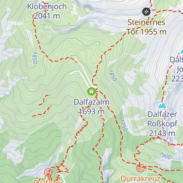 Map of Dalfazalm