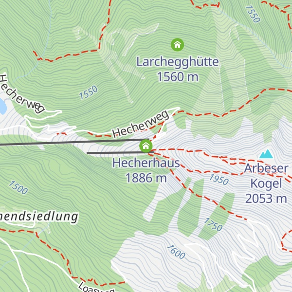 Map of Hecherhaus