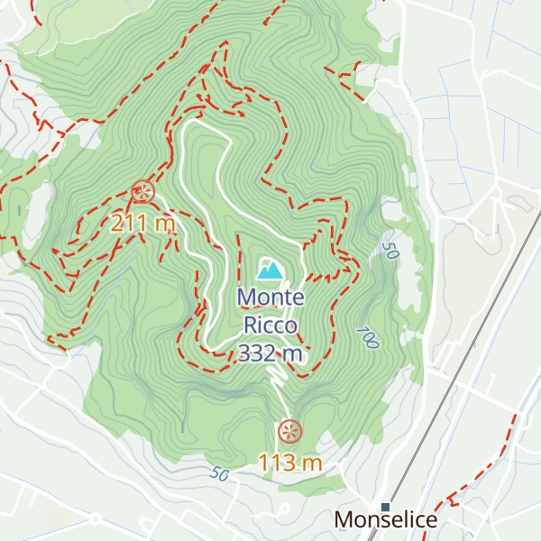 Map of Monte Ricco