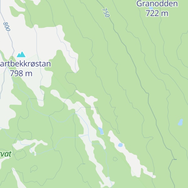Map of Sætersrøstan