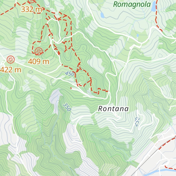 Map of Monte di Rontana