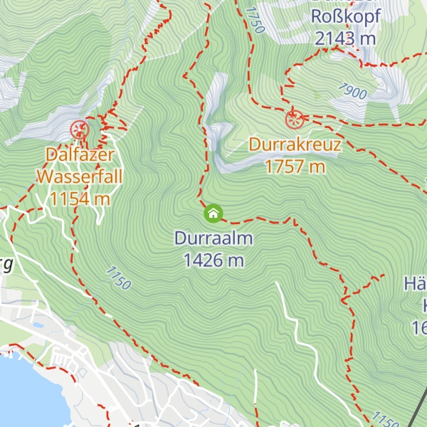 Map of Durraalm