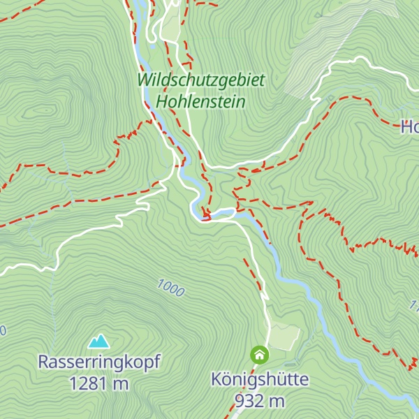 Map of Siebenhütten