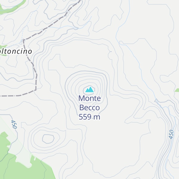 Map of Monte Becco