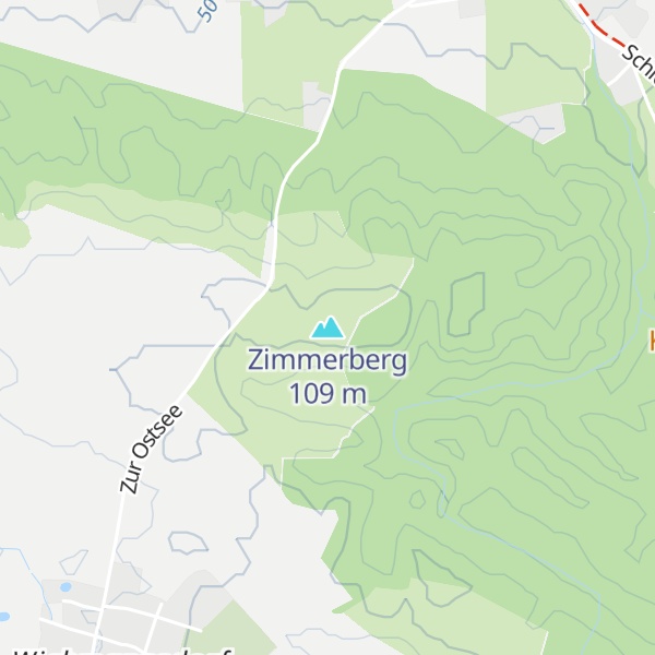 Map of Zimmerberg