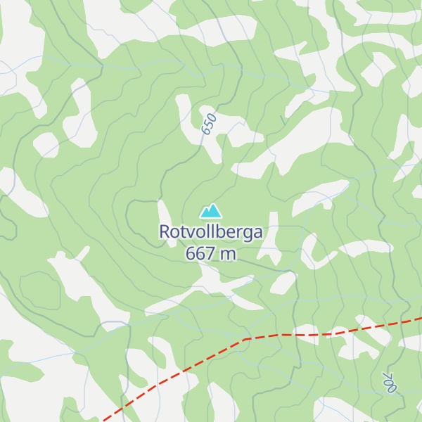 Map of Rotvollberga