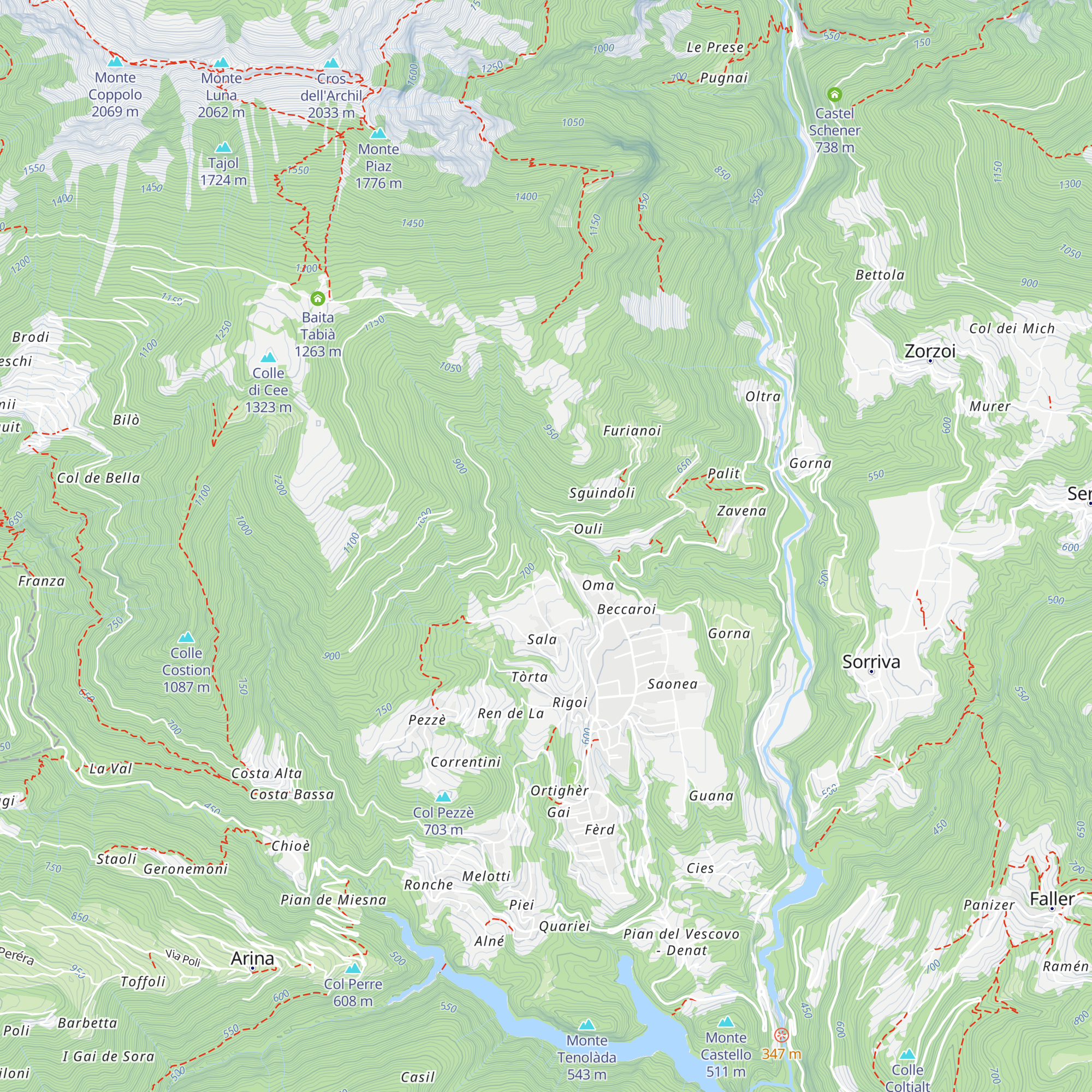 Ristorante Bar Baita alla Siega map