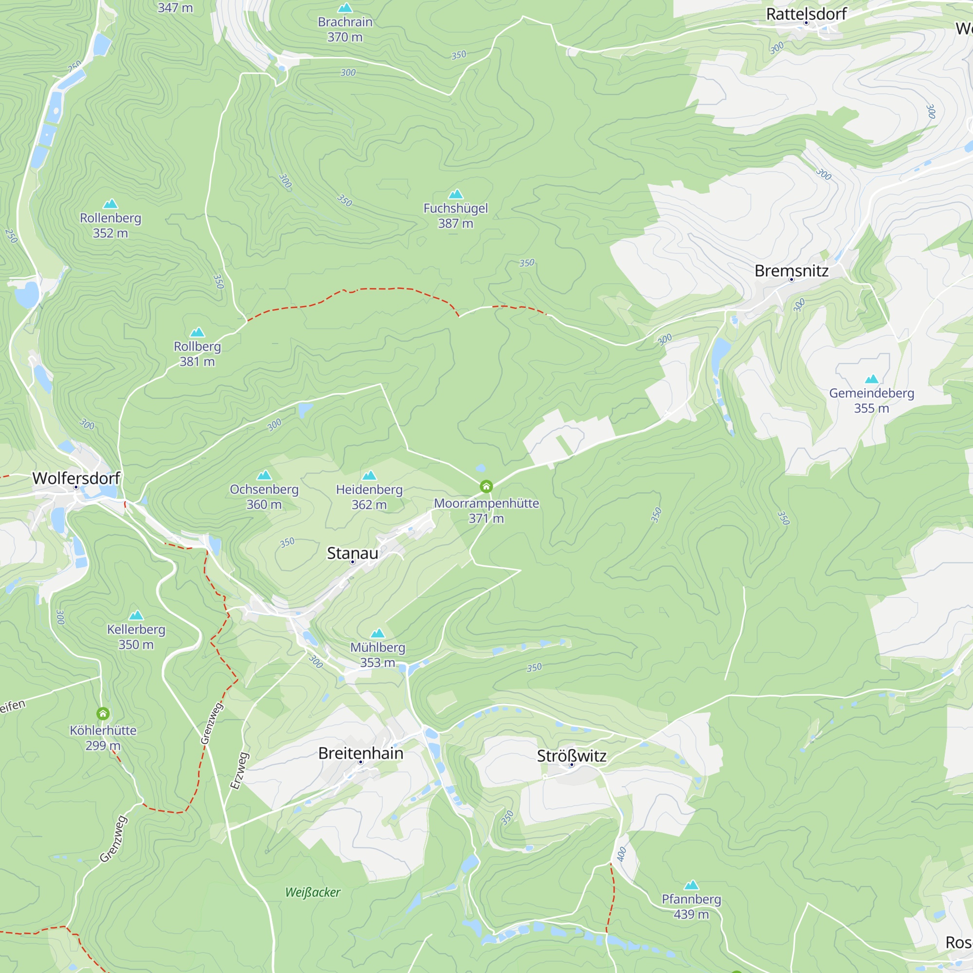 Moorrampenhütte map