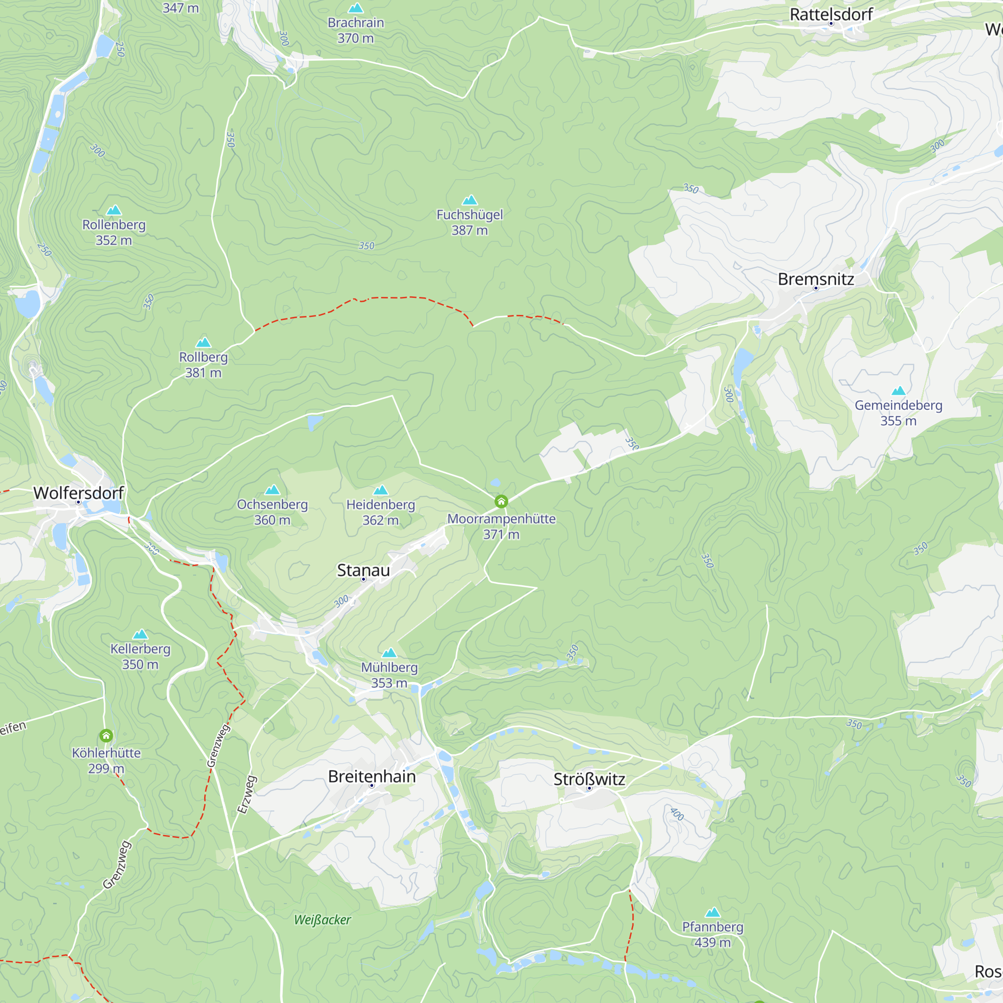 Moorrampenhütte map