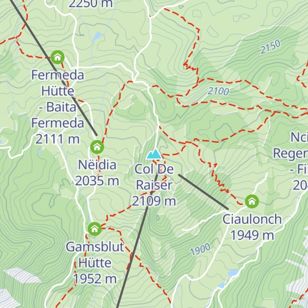 Map of Col De Raiser