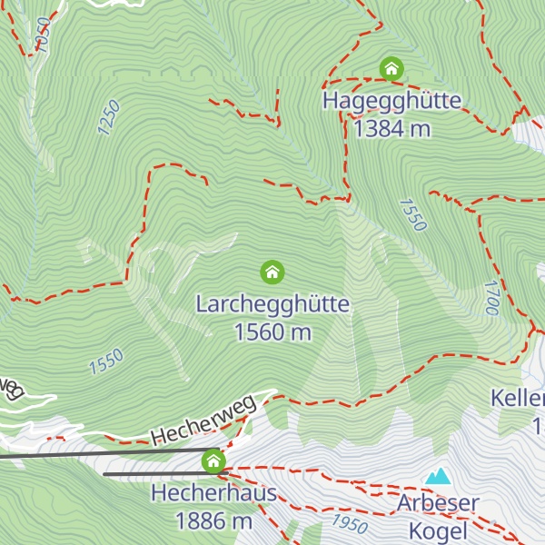 Map of Larchegghütte
