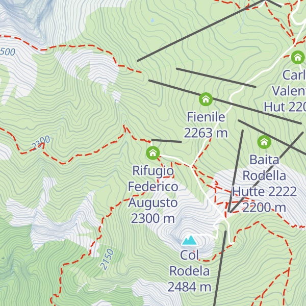 Map of Rifugio Federico Augusto