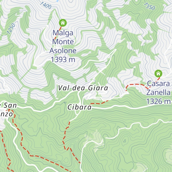 Map of Baita Monte Asolone