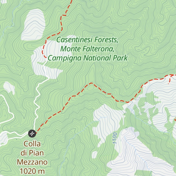 Map of Monte Ritoio