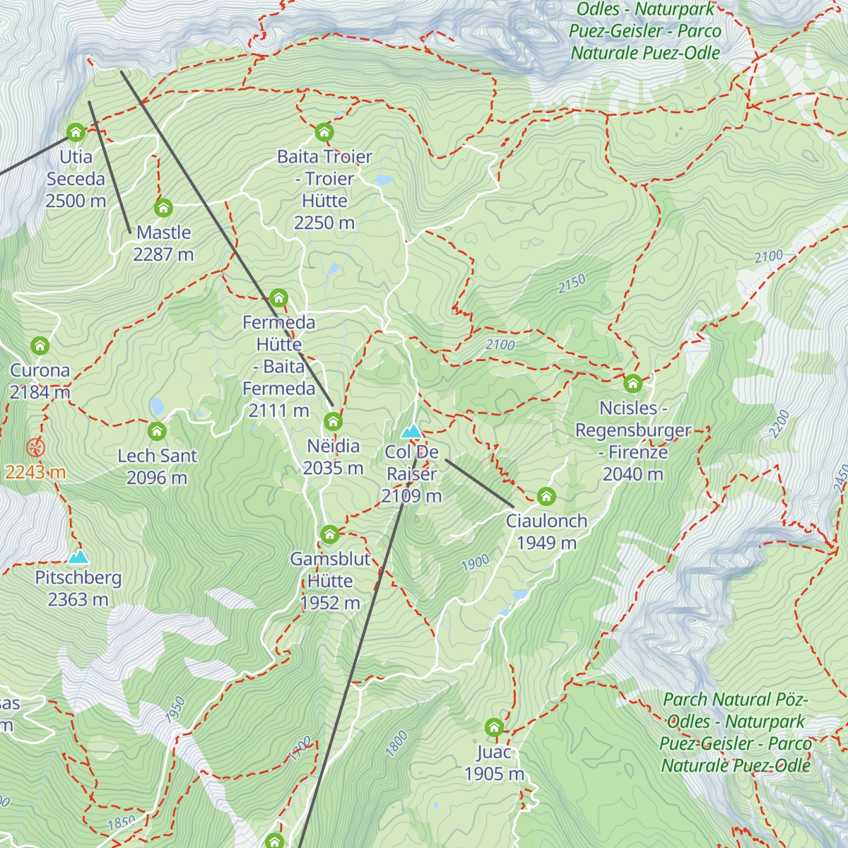 Odles map