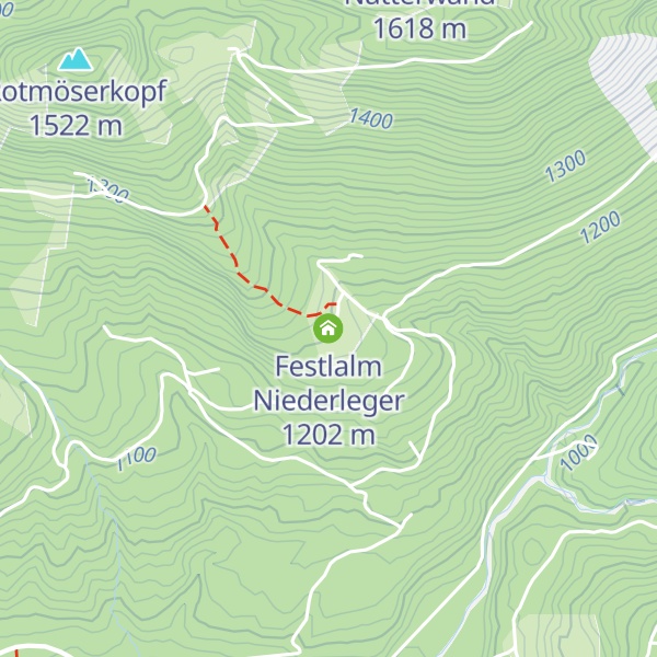Map of Festlalm Niederleger