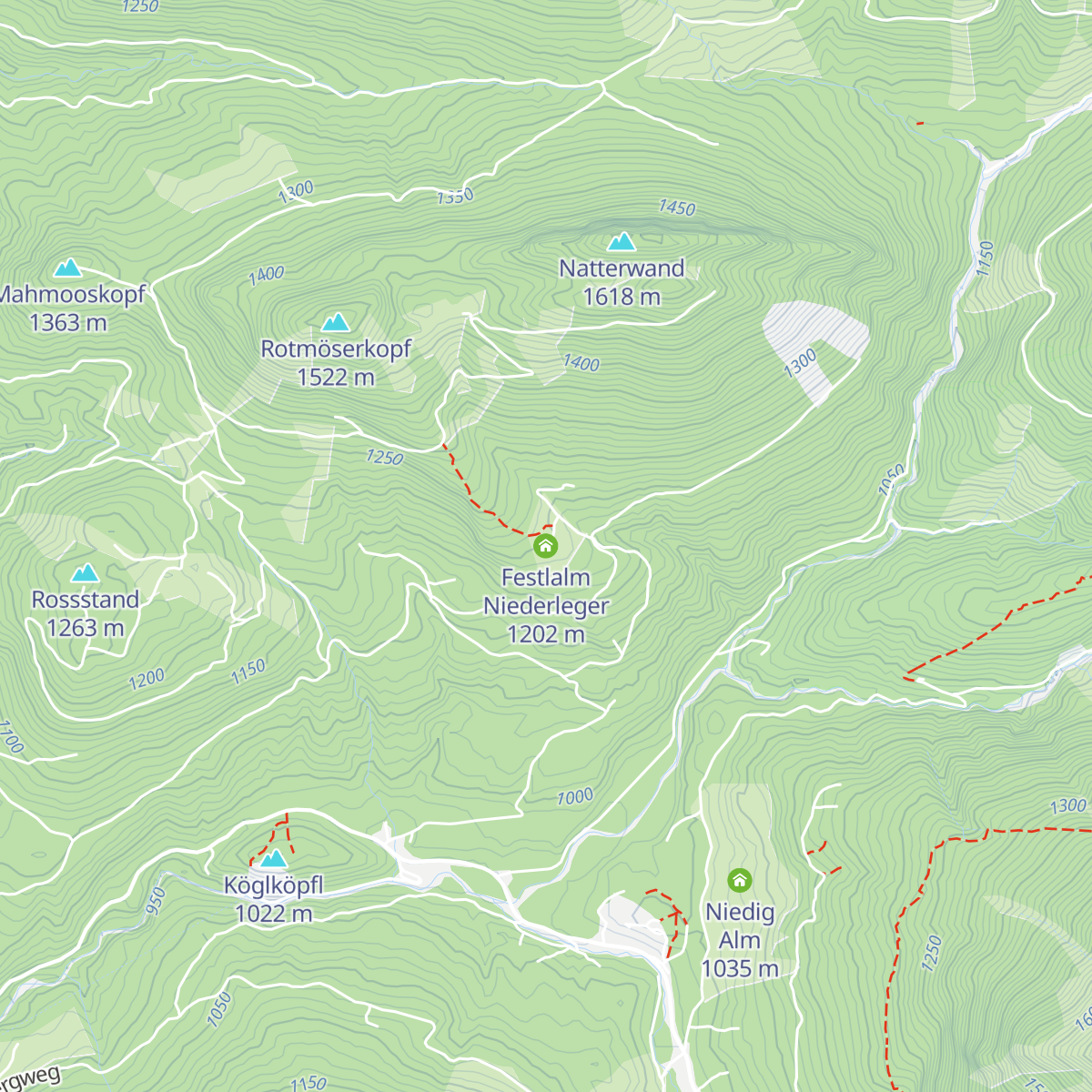 Festlalm Niederleger map