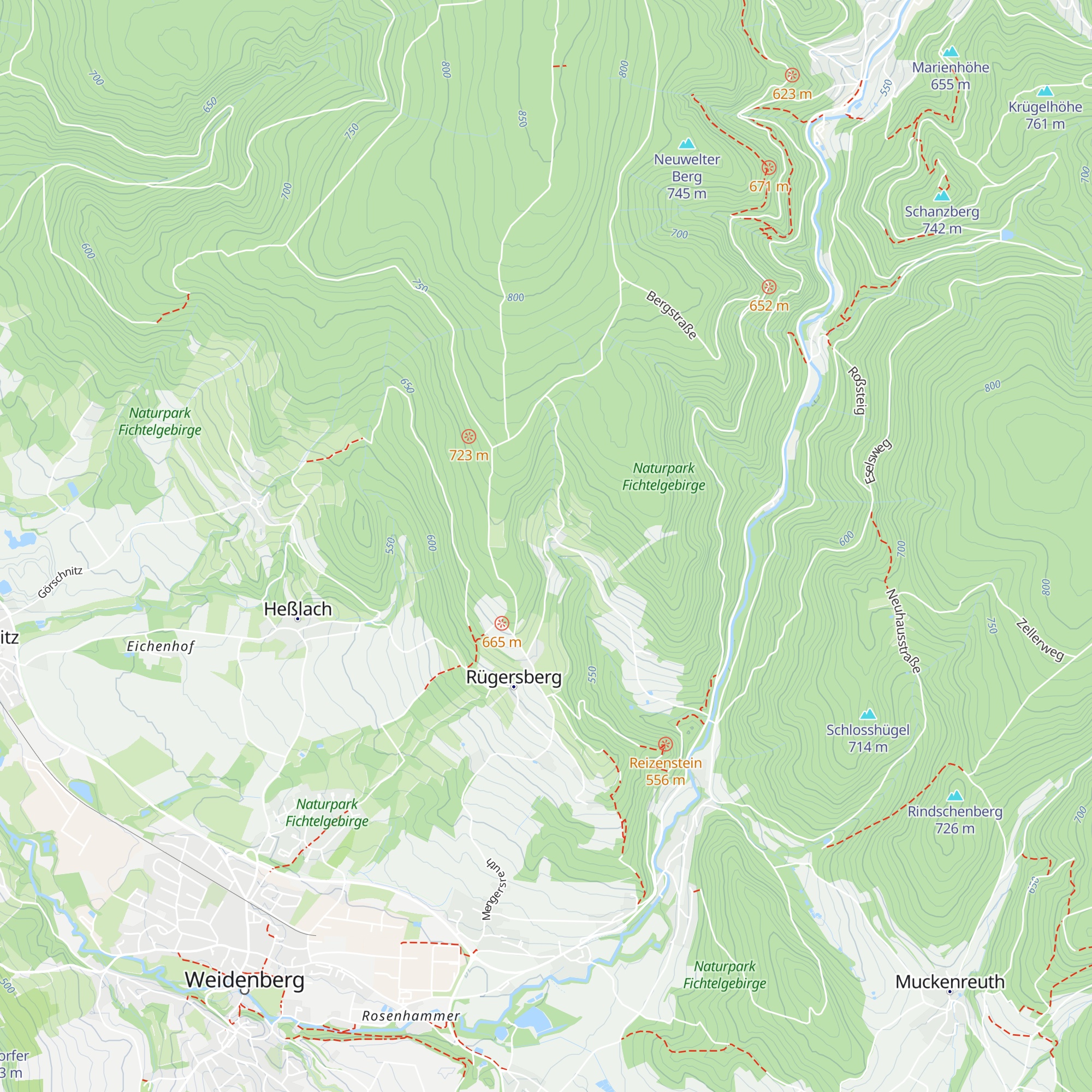 Skihütte Kattersreuth map