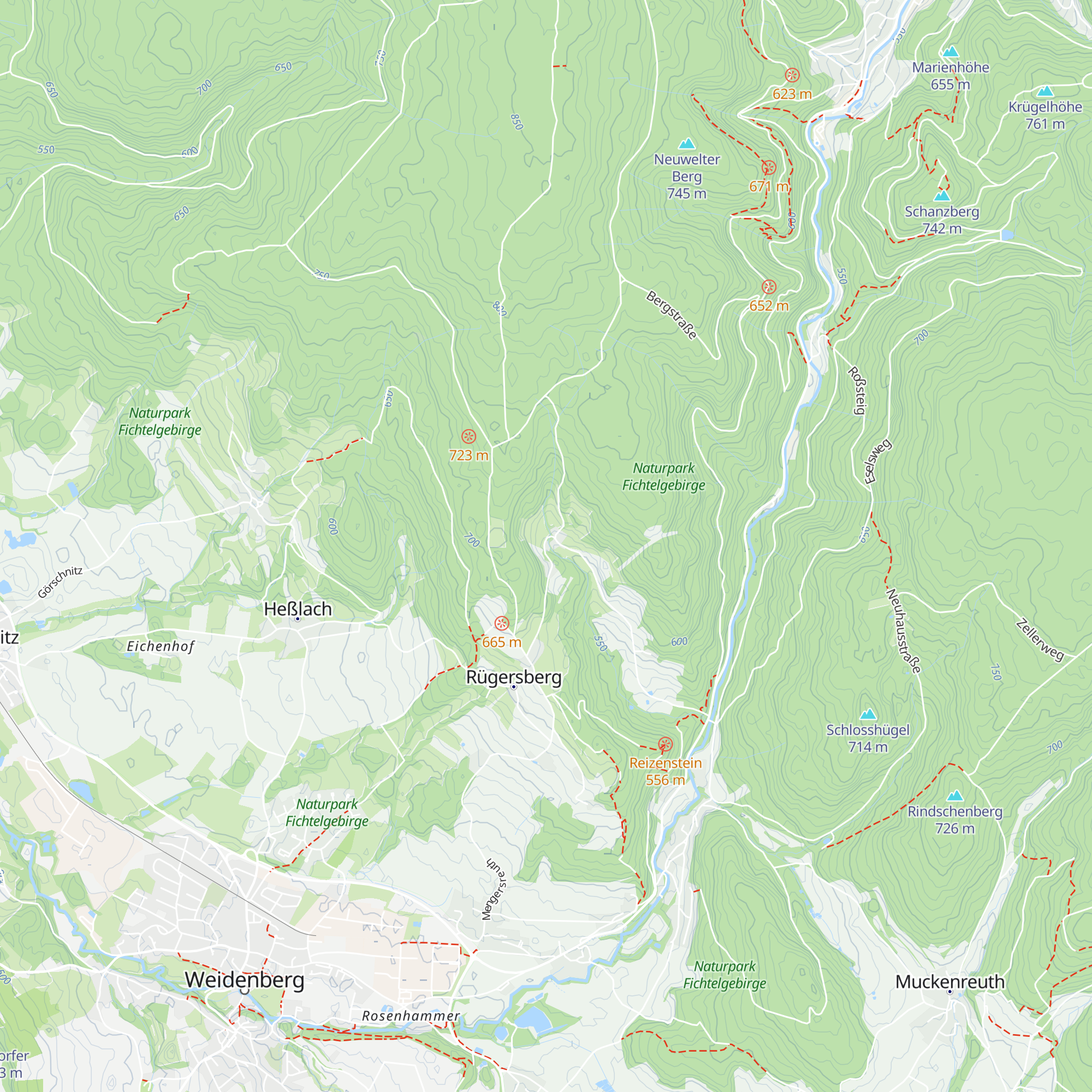 Skihütte Kattersreuth map